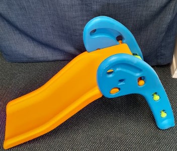 Orange and Blue Slide 